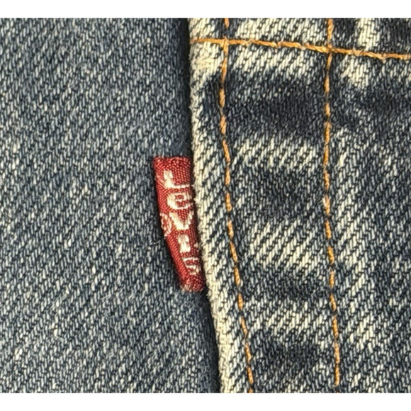 Vintage Levi’s 550 Relaxed Fit Jeans Mens 33x34 Medium Wash Blue Made In USA Y2K - Picture 5 of 16